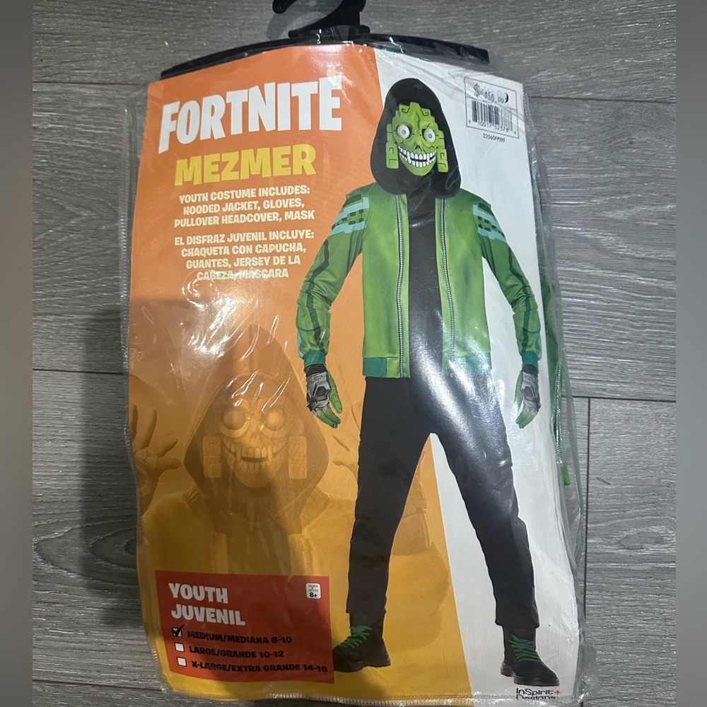 Fortnite Mezmer Kids Costume- Youth medium 8 to 10
